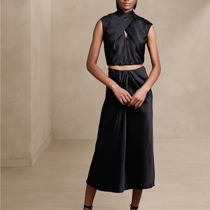 Bliss Silk top and skirt two piece set